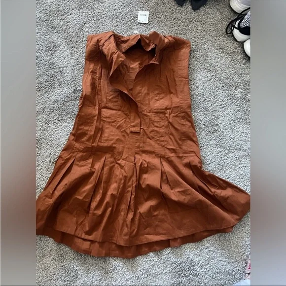 NWT Free People Small brown/tan dress. 🤎 - Picture 2 of 5